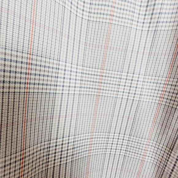 Anne Klein New York Classic High Waist Glen Plaid Tapered Ankle Length Pants 14 - Picture 6 of 7